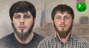 Юсуп (слева) и Мовлат Цуроевы. Иллюстрация создана "Кавказским узлом" при помощи ИИ в программе Copilot