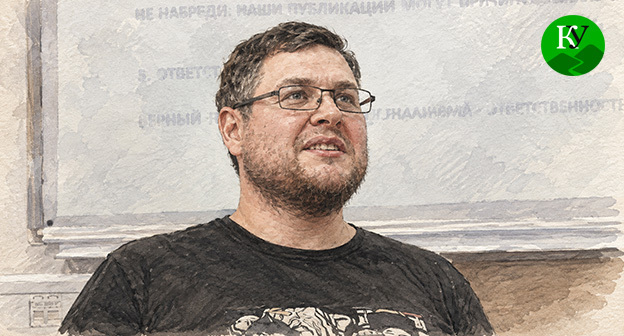 Владимир Севриновский. Иллюстрация создана "Кавказским узлом" при помощи ИИ в программе Copilot