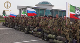 Военнослужащие в аэропорту Грозного. Кадр из видео в телеграм-канале Рамзана Кадырова
