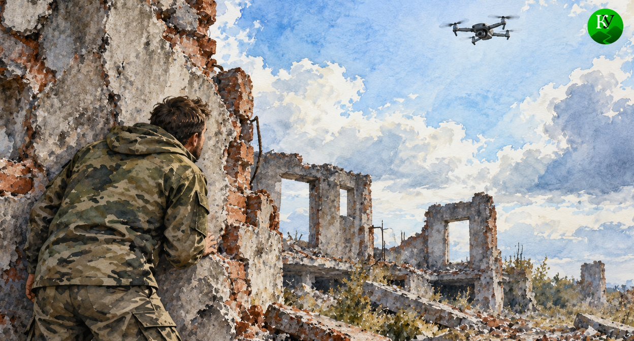 Военный на СВО. Иллюстрация создана «Кавказским узлом» с помощью ИИ в программе Copilot Военный на СВО. Иллюстрация создана «Кавказским узлом» с помощью ИИ в программе Copilot