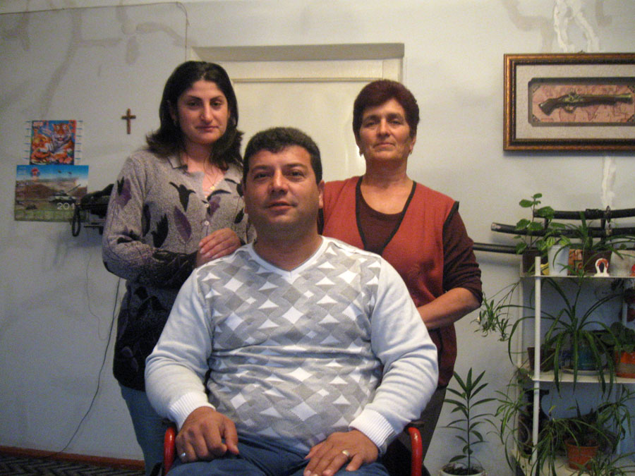 Давид с матерью и супругой. undefined