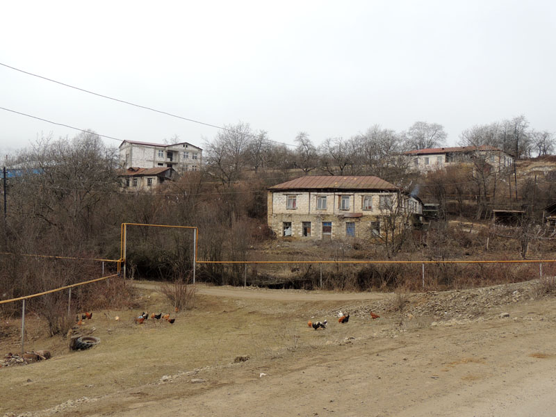 Дома с.Члдран Мардакертского района.