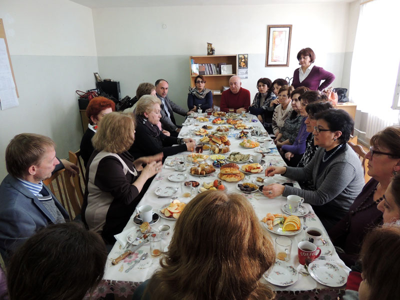 На кафедре русского языка и литературы АрГУ.