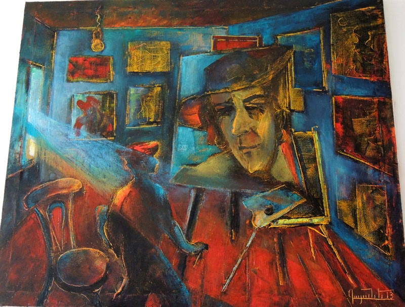 В мастерской. В мастерской.