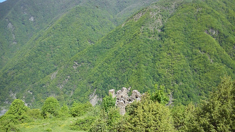 Сторожевая башня Галача, вид сверху Сторожевая башня Галача, вид сверху