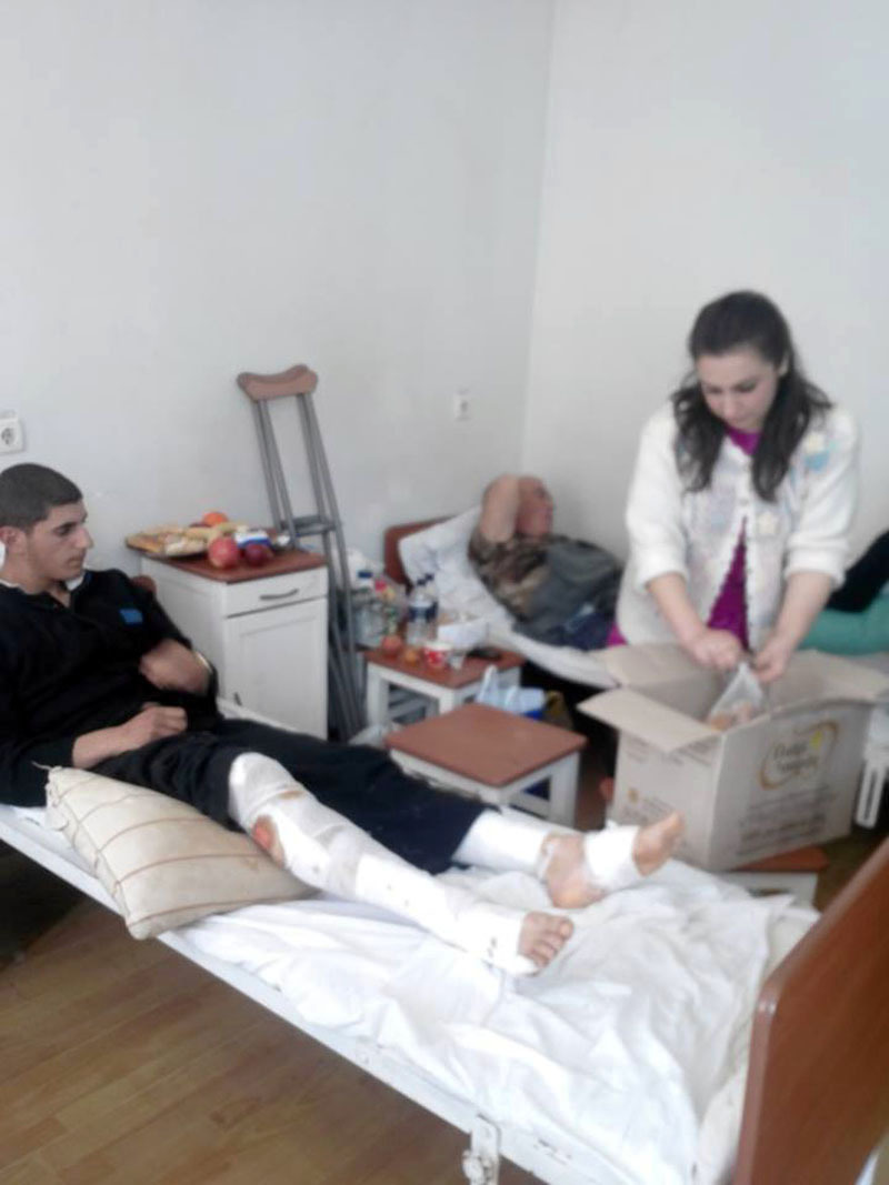 В госпитале АО НКР. Фото Рузанны Мкртчян. В госпитале АО НКР. Фото Рузанны Мкртчян.